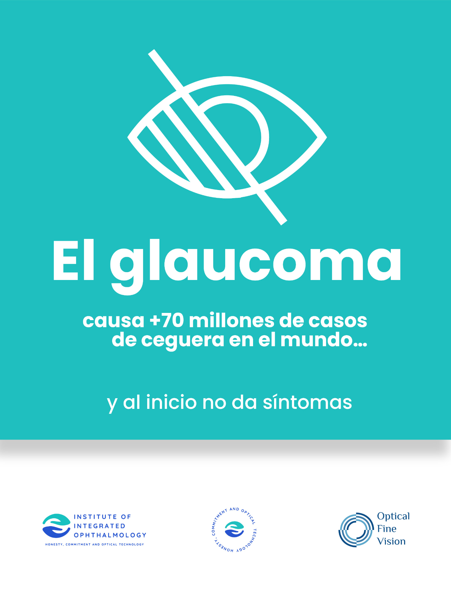 El glaucoma causa más de 70 millones de casos de ceguera en el mundo y al inicio no da síntomas