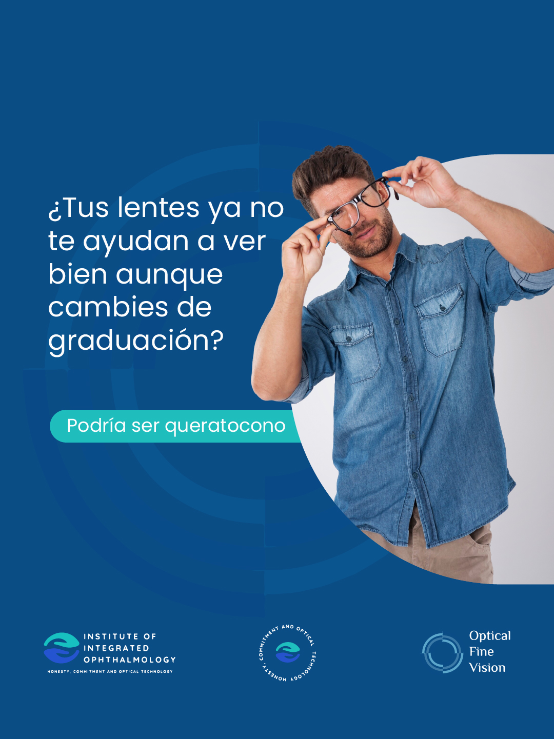 ¿Tus lentes ya no te ayudan a ver bien aunque cambies de graduación? Podría ser queratocono