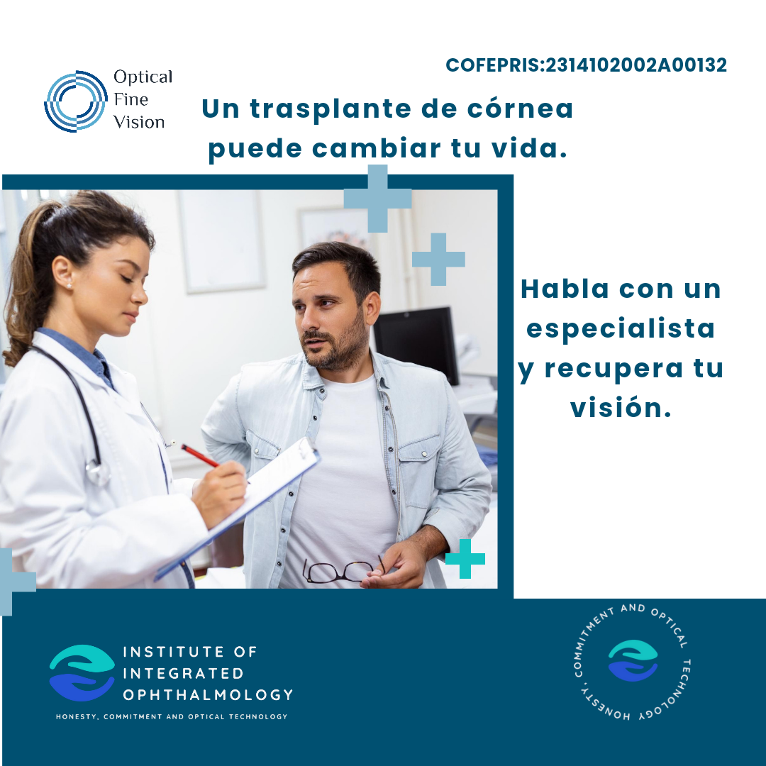 Consulta con especialista en trasplante de córnea